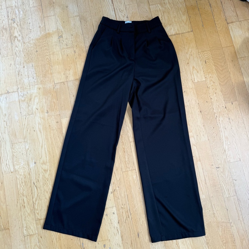 Princess Polly Archer Pants Black (XS)